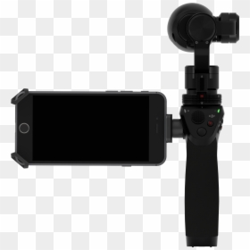 Dji Osmo Handheld Gimbal System With X3 Camera 2 Free - Dji Osmo Transparent, HD Png Download - camera with tripod png