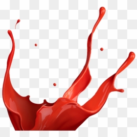 Transparent Red Splatter Png - Paint Splash Png Pink, Png Download - paint splash effect png