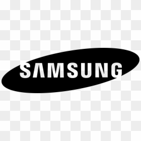 Samsung Logo Transparent Background - Samsung Logo Png Black & White, Png Download - samsung smartphone vector png