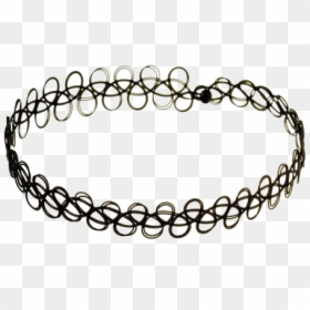 #choker, #neckless - Black Plastic Choker Necklace, HD Png Download - neckless png