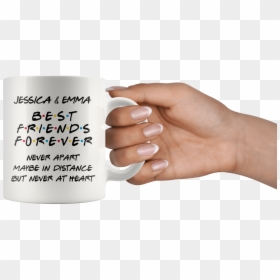 Best Long Distance Friends Forever Coffee Mug - Mother And Son Knows No Distance Mug, HD Png Download - friends forever png text