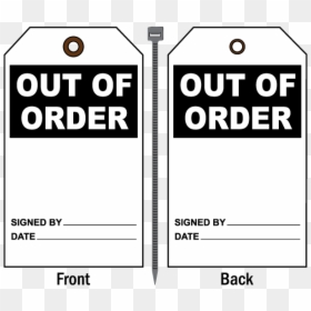 Out Of Order Tag, HD Png Download - tags design png