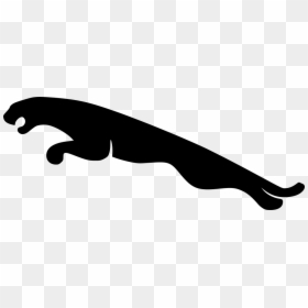 Jaguar Cat Wild Animal Logo Brand Auto - Black And White Jaguar Logo, HD Png Download - jaquar logo png