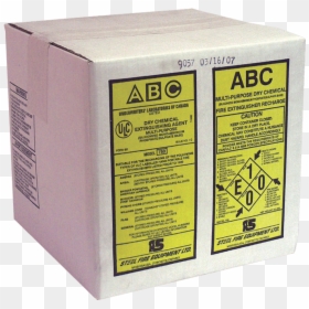 Ulc Classified Abc Dry Chemical, 50 Lb Carton - Box, HD Png Download - fire dust png