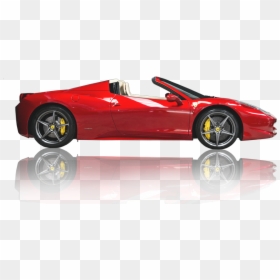 Car Plan View Png -ferrari Side View - Ferrari Side View Png, Transparent Png - sports car clipart side view png