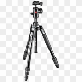Manfrotto Befree Advanced Aluminum Travel Tripod With - Tripod Ball Head, HD Png Download - camera tripod png