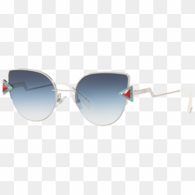 Fendi New Collection Sunglasses, HD Png Download - aviator sunglasses png blue
