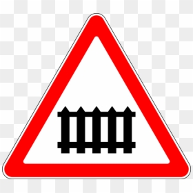 Traffic Signs Railway Crossing Clipart , Png Download - Traffic Signs Railway Crossing, Transparent Png - railway clipart png
