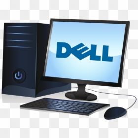 Pc Icon Transparent, HD Png Download - dell desktop png