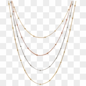 Transparent Bling Chain Png - Necklace, Png Download - gold jewellery background png