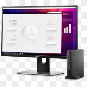 Dell Optiplex 7050 Monitor, HD Png Download - dell desktop png