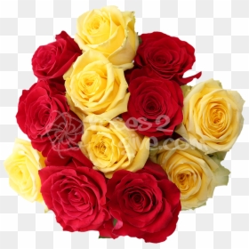 Yellow Combination"  Title="red - Combination Of Red And Yellow Flowers, HD Png Download - red rose bunch png