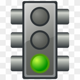 Green Traffic Light - Traffic Light Clipart Green, HD Png Download - traffic signal lights png