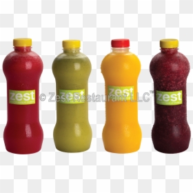 Water Bottle, HD Png Download - orange juice glass png