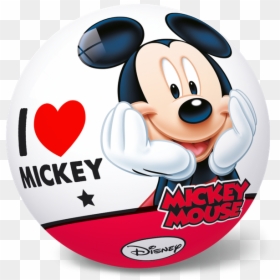 Mad About Μickey Ball - Minge Cu Mickey Mouse, HD Png Download - 1st birthday png red