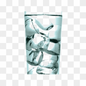 Transparent Liquid Water Clipart - Pint Glass Ice Water, HD Png Download - glass of water clipart png