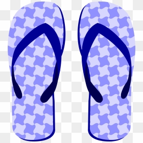 Electric Blue,sandal,purple - Flip Flops Transparent Background, HD Png Download - slipper png