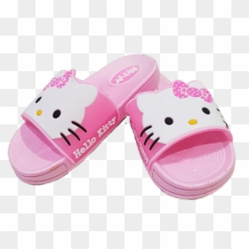 Hellokitty Slippers Pink Pastel Kawaii Freetoedit - Hello Kitty Slippers Png, Transparent Png - slipper png
