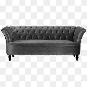 Linen Chesterfield Sofa, HD Png Download - wooden sofa set png