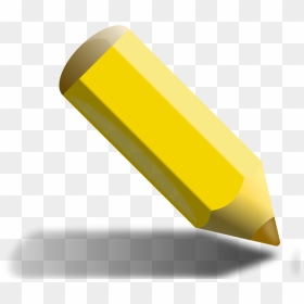 Yellow Pencil Png Clip Arts - Pencil Clip Art, Transparent Png - pencil background png