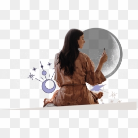 01 Chakra Girl Radio Image, HD Png Download - calling girl png