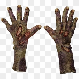 Thumb Image - Zombie Gloves, HD Png Download - horror hand png