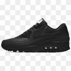 Nike Free Nike Air Max Shoe Sneakers - Nike Black Shoes For Boys, HD Png Download - shoes for men png
