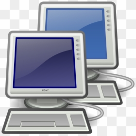 Cartoon Transparent Computer Png Clipart , Png Download - Estaciones De Trabajo De Una Red, Png Download - computer pic png