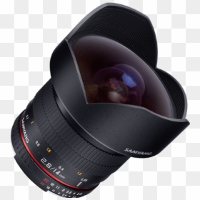 Samyang 14mm F2 8 For Canon, HD Png Download - camera lens front png