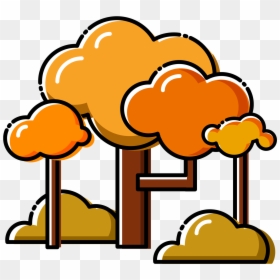 Plant Cartoon Trees Autumn Leaves Png And Vector Image - Cartoon The Autumn Leaves, Transparent Png - leaves.png
