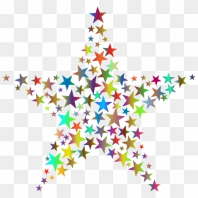Fir,pine Family,christmas Decoration - Geometry Fractal, HD Png Download - xmas star decorations png