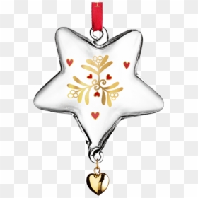 Ann Sofi Romme Annual Christmas Star 2018 Clear Ann - Long Silver Gloves, HD Png Download - xmas star decorations png