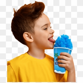 Ice Cream Eating Png, Transparent Png - ice gola png