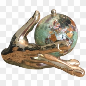 Hand Holding Globe Large, HD Png Download - globe with hand png