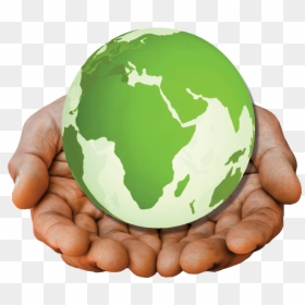 Globe With Hand Png, Transparent Png - globe with hand png
