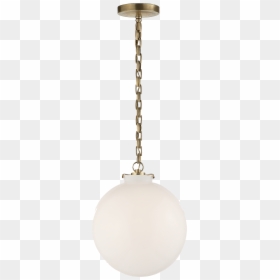 Globe Pendant Light Visual Comfort, HD Png Download - globe with hand png