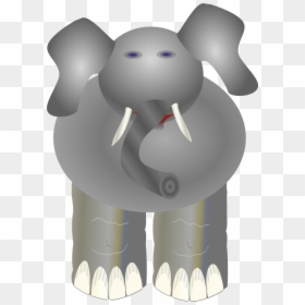 Elephant, HD Png Download - ganpati mouse png