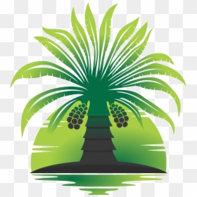 Date Palm Media - Logo Date Palm, HD Png Download - date tree png