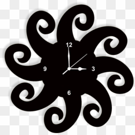 Balaji Times Wall Clock Decor075 - Octopus, HD Png Download - krishna matki png