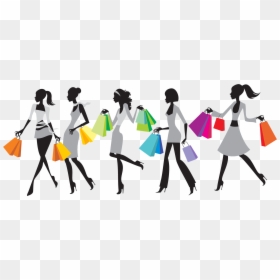 Shopping Bag Clipart Fashion - Fashion Shopping, HD Png Download - women bag png