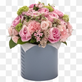 Bouquet, HD Png Download - rose flower bucket png