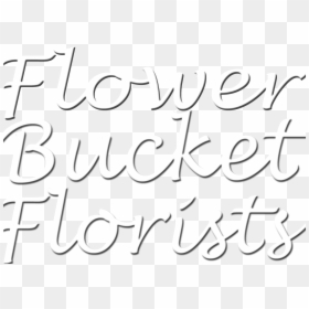 Calligraphy, HD Png Download - rose flower bucket png