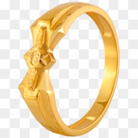 22kt Yellow Gold Ring For Men - Body Jewelry, HD Png Download - earrings for men png