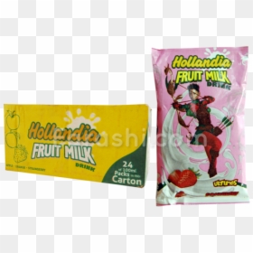 Hollandia Strawberry Fruit Milk Drink 100ml X 24 Count"   - Superhero, HD Png Download - strawberry fruit png