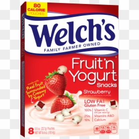 Welch"s Low Fat Gluten-free Strawberry Fruit N - Welch's Strawberry Yogurt Snacks, HD Png Download - strawberry fruit png