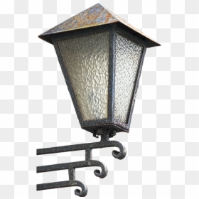 Lamp, Lantern, Light, Outdoor Lighting, Lighting - Lamp, HD Png Download - street light clipart png