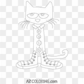 Pete The Cat Effective Coloring Pages Archives Best - Pete The Cat I Love My White Shoes Colouring Pages, HD Png Download - png best effect