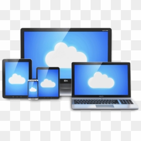 Transparent Cloud Computing Png - Cloud To Mobile Tablet Laptop, Png Download - talk cloud png