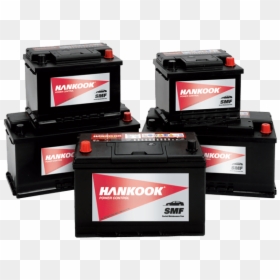 Hankook Starter Batteries Startbatterijen Batteries - Hankook Car Battery, HD Png Download - battery.png