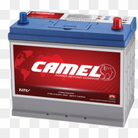 Camel Power Premium Battery In Png - 45b19l, Transparent Png - battery.png